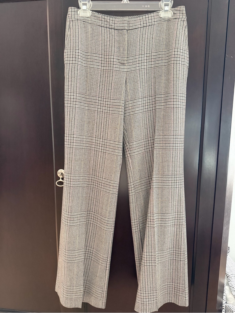 Classic Plaid Wide-Leg Pants
